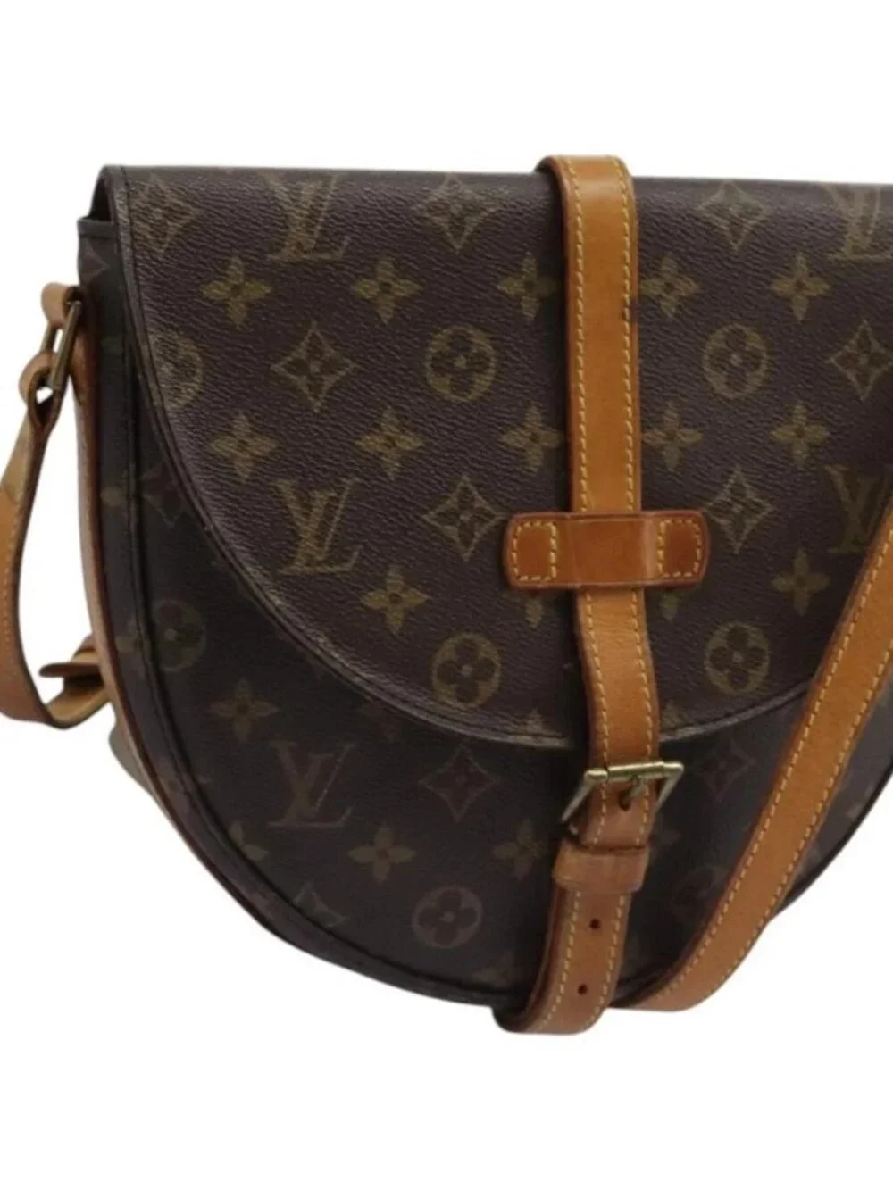 LOUIS VUITTON Monogram Chantilly GM Shoulder Bag M51232 LV Auth